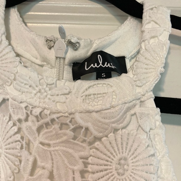 White lace lulus dress - Picture 4 of 5